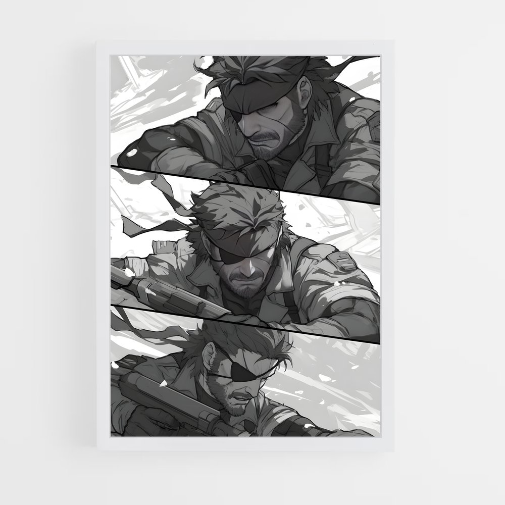 Poster L'Art de l'Évasion – affiche Metal gear solid (vue 3)